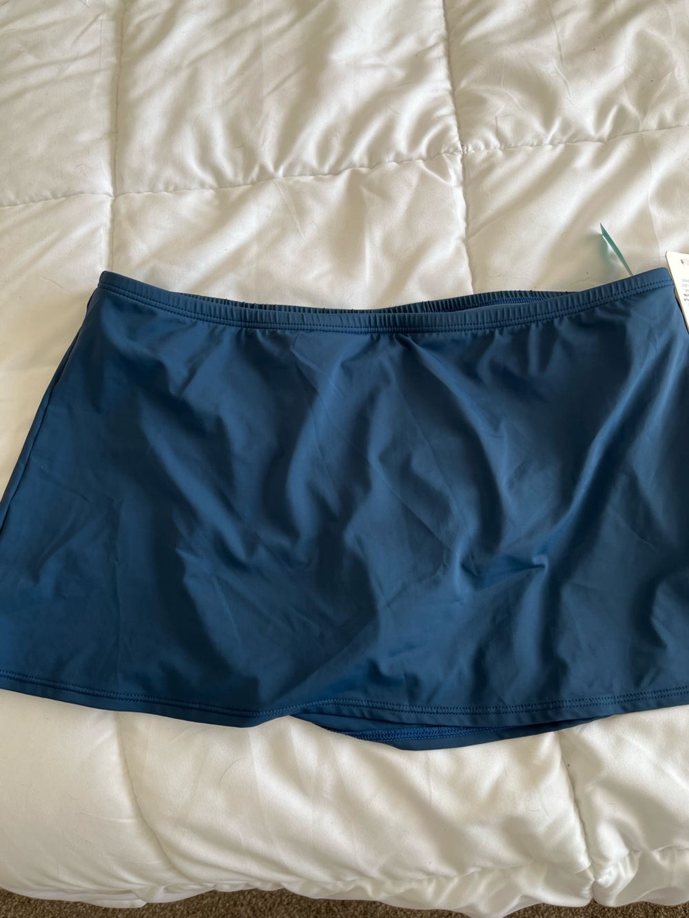 Women's Swim Bikini Skirt - Deep Teal Blue